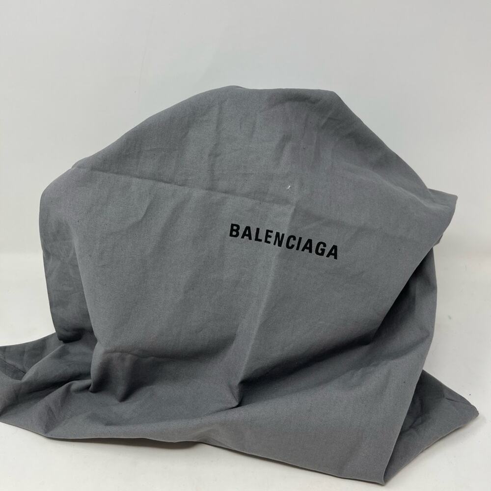 Balenciaga Small Money Bag Top Handle and Adjustable Crossbody Black Leather - Picture 10 of 11
